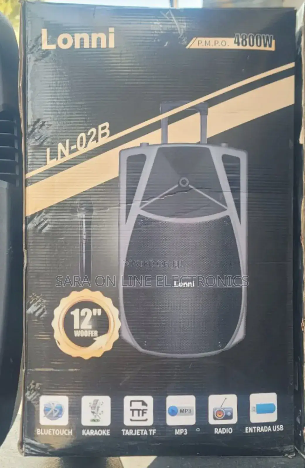 ➜Lonni Speaker 12" Free Delivery 3 Years Warrabtt