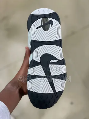 Nike Air More Uptempo Low Sneaker in the "Black Photon Dust" Colorway