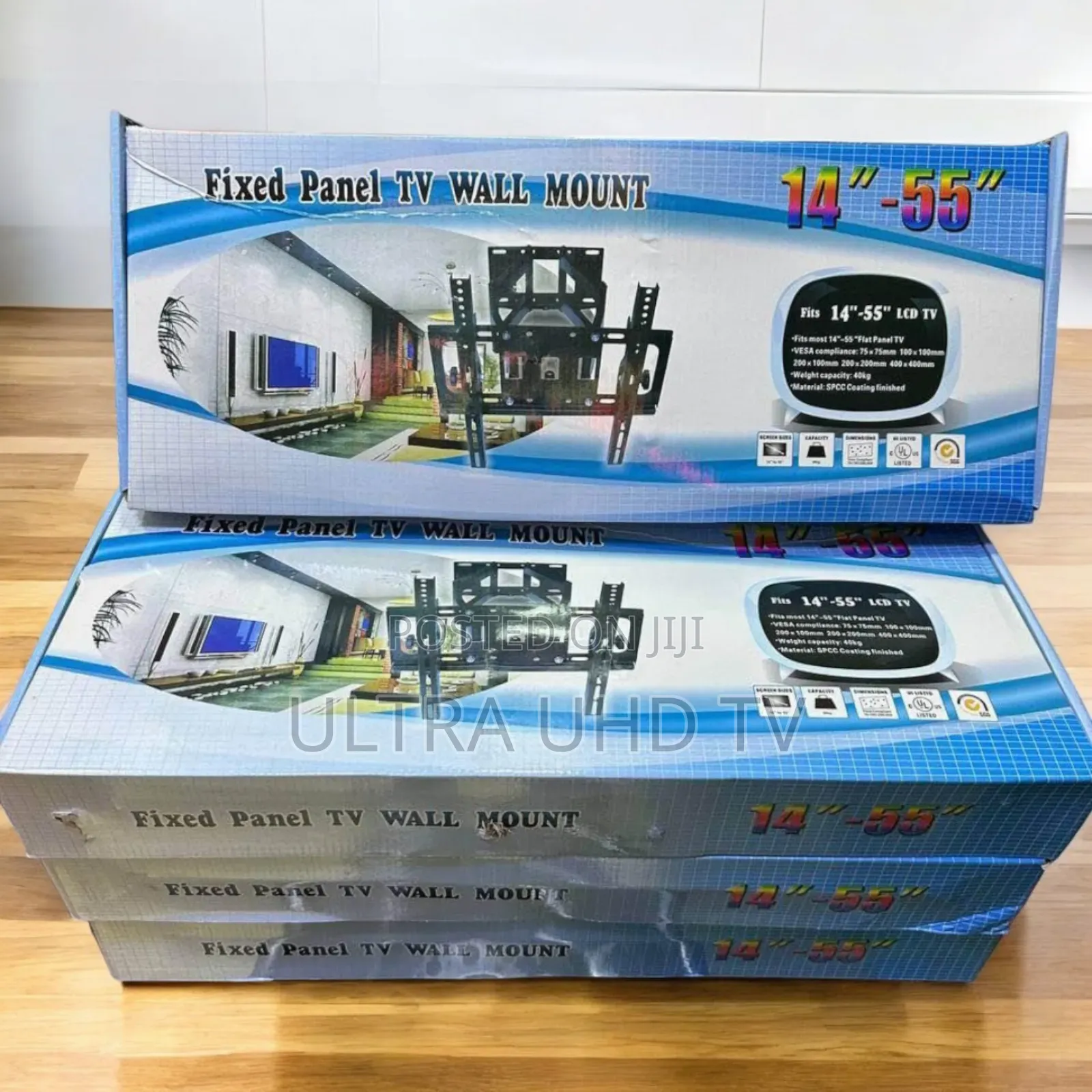 Fixed Panel Wall Mount. Material: Made Of Steel. Load Capacity: