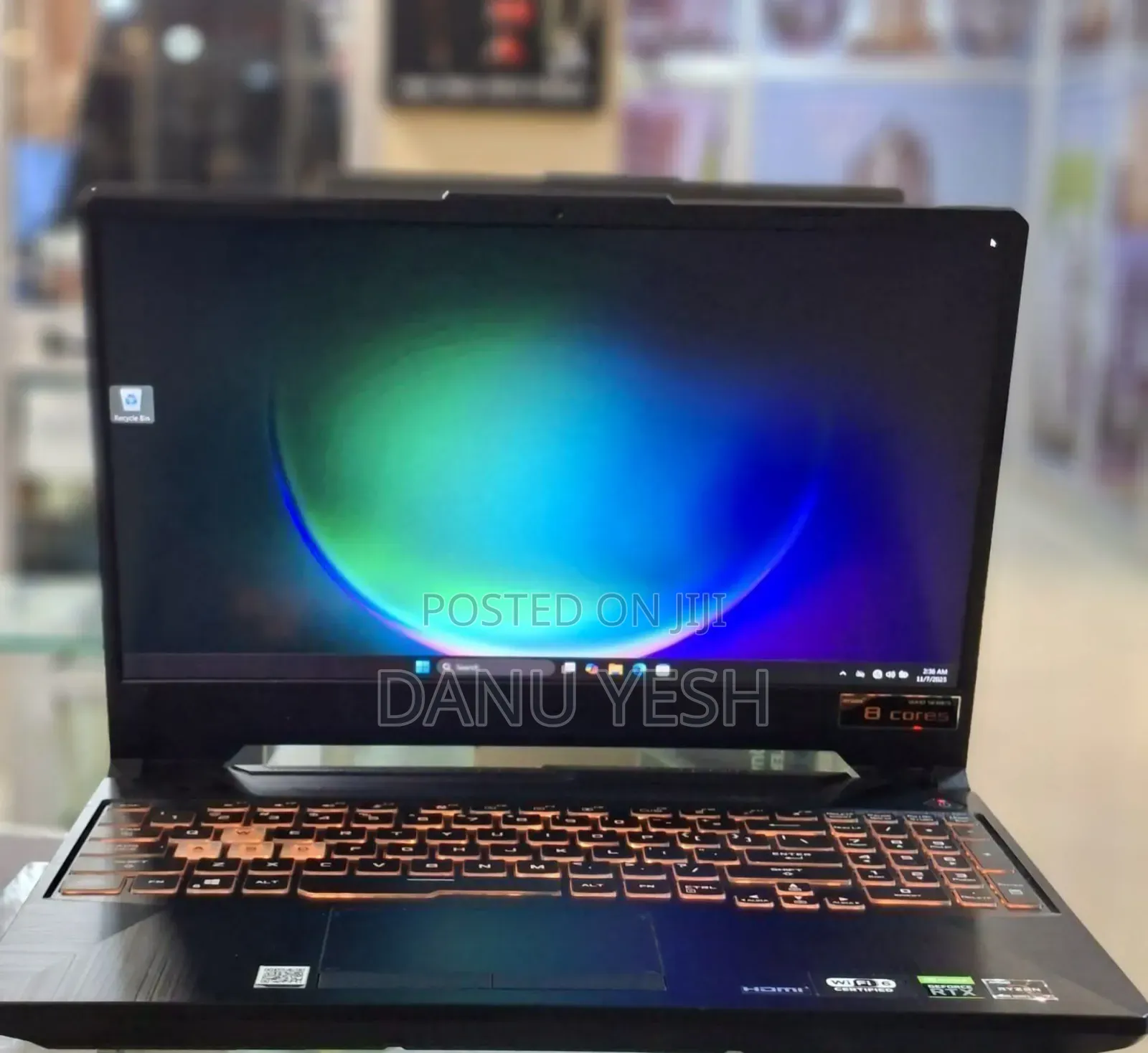 New Laptop Asus TUF Gaming A15 16GB AMD Ryzen 7 SSD 512GB