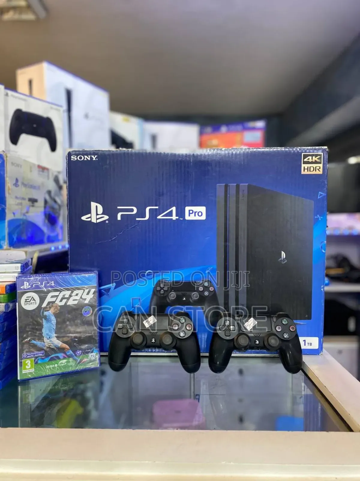 Playstation 4pro With 2new Joystick Slightly Used