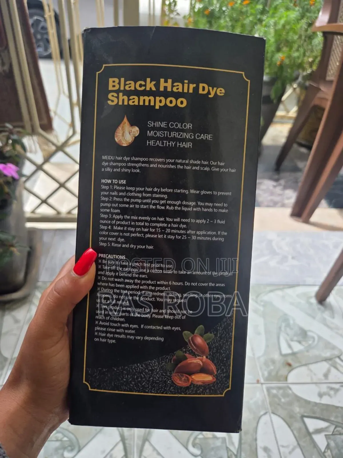 Black Hair Dye Shampoo