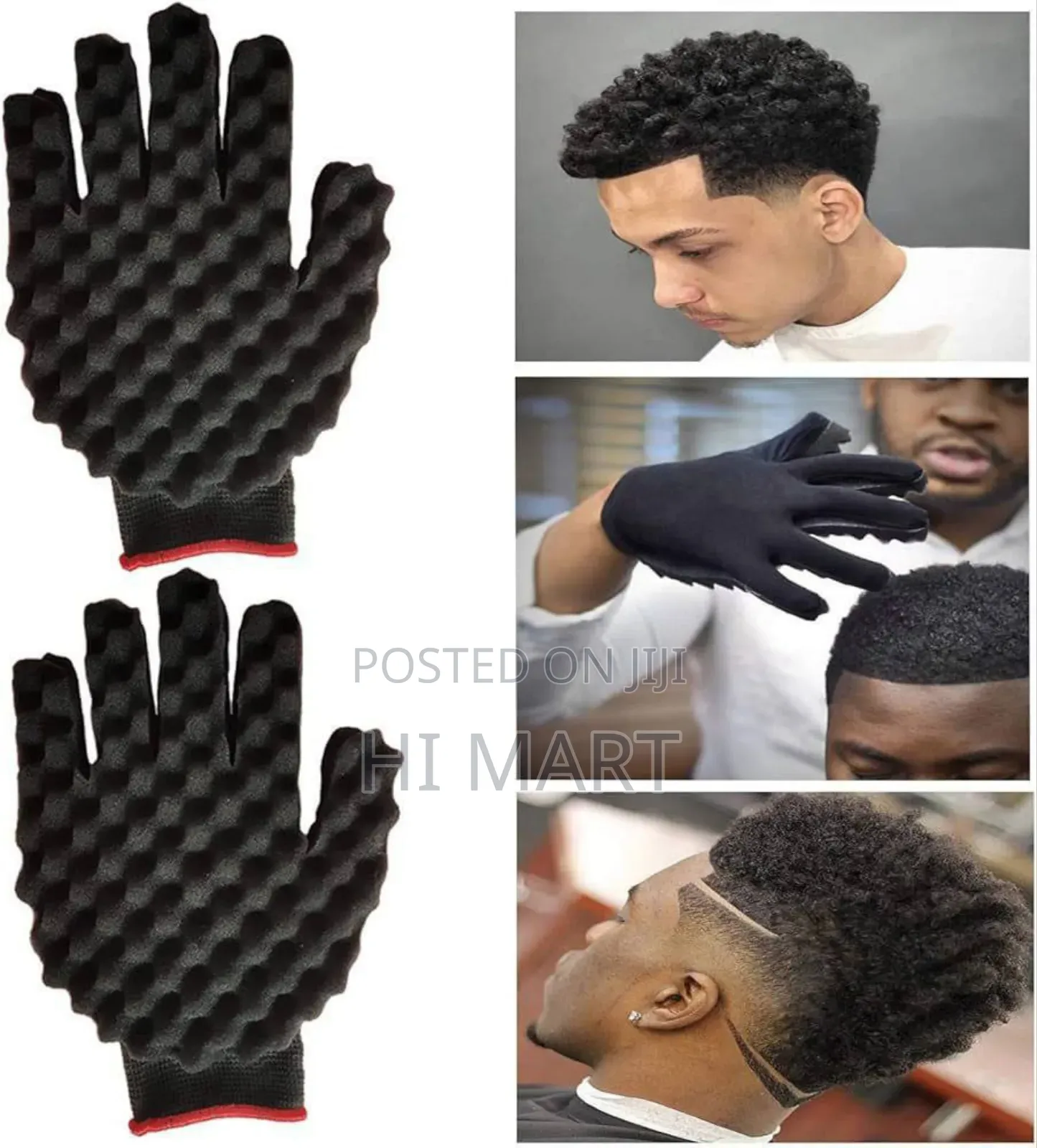 Hair Curler Sponge Gloves