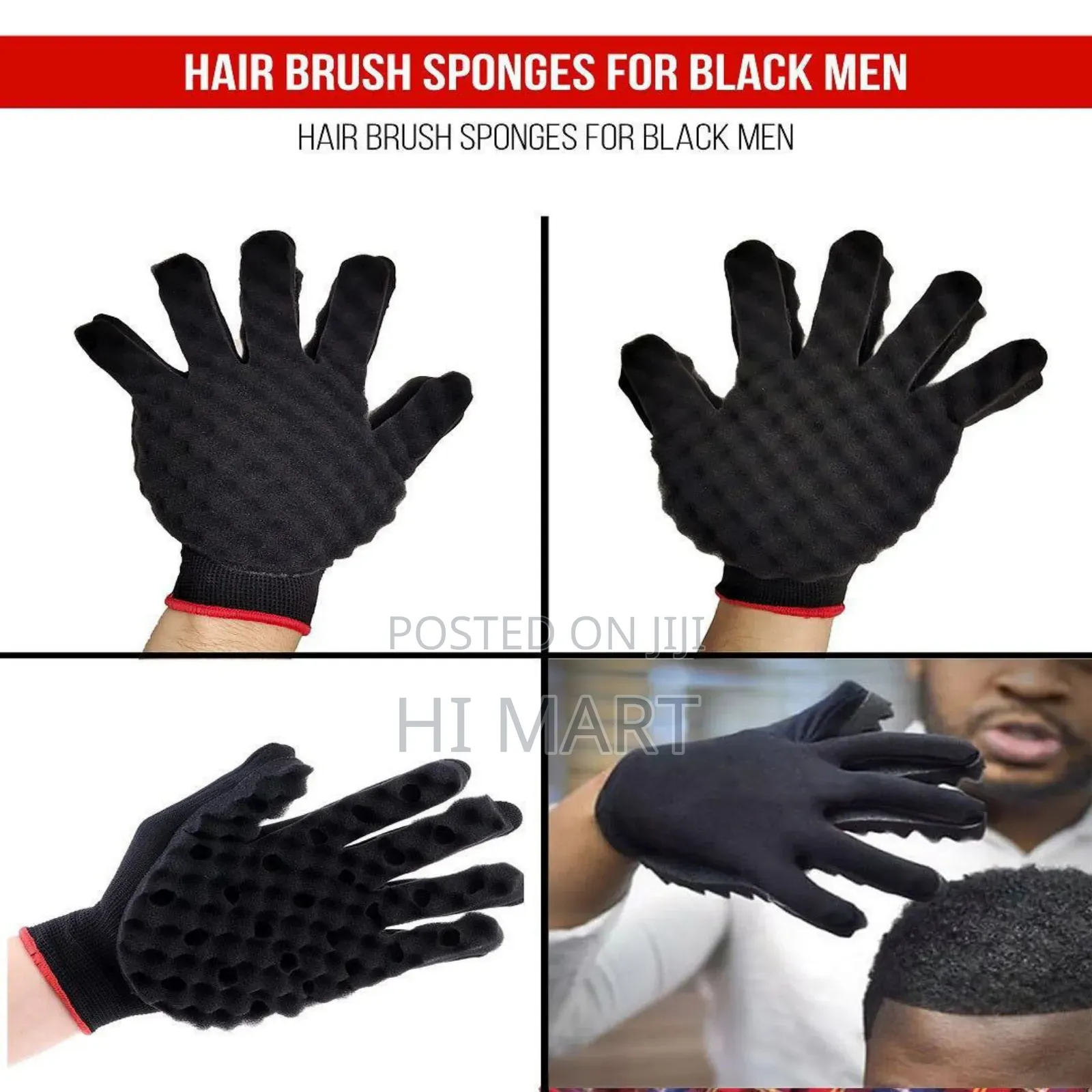 Hair Curler Sponge Gloves
