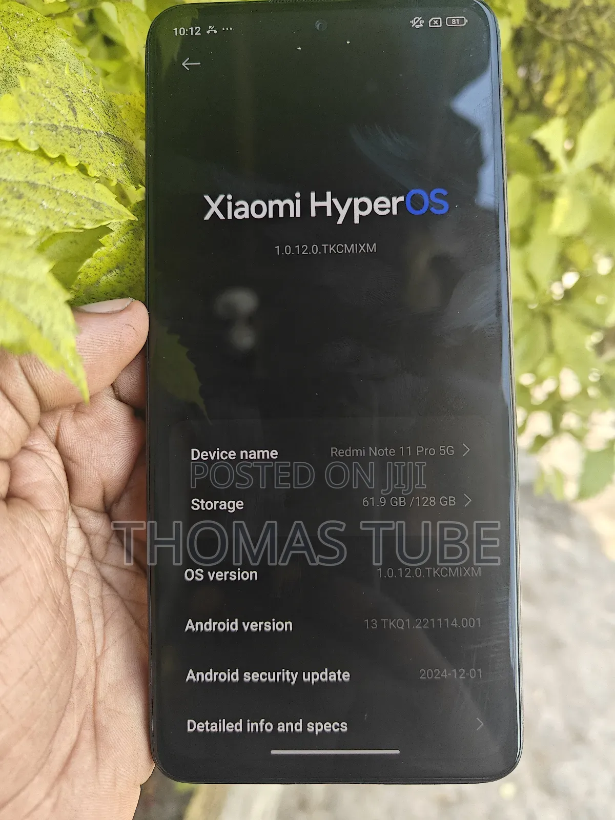 Xiaomi Redmi Note 11 Pro 5G 128 GB Red