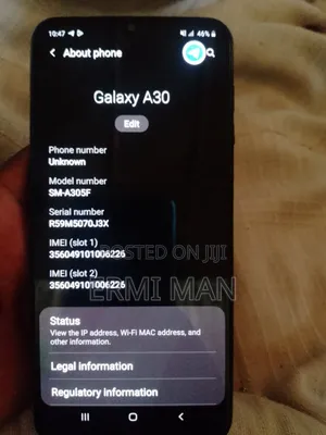 Samsung Galaxy A30 64 GB Black