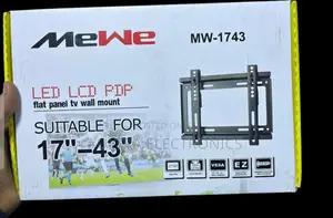 Mewe Mw-1743 Led Lcd Pdp Flat Panel Tv Wall Mount.