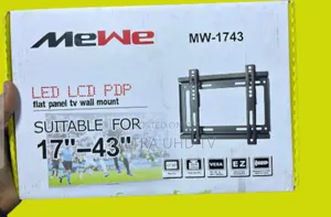 Tv Wall Mount. Compatibility: Fits Most 17"-43" Flat