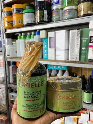Mielle Rosemary Mint Strengthening Shampoo and Hair Masque