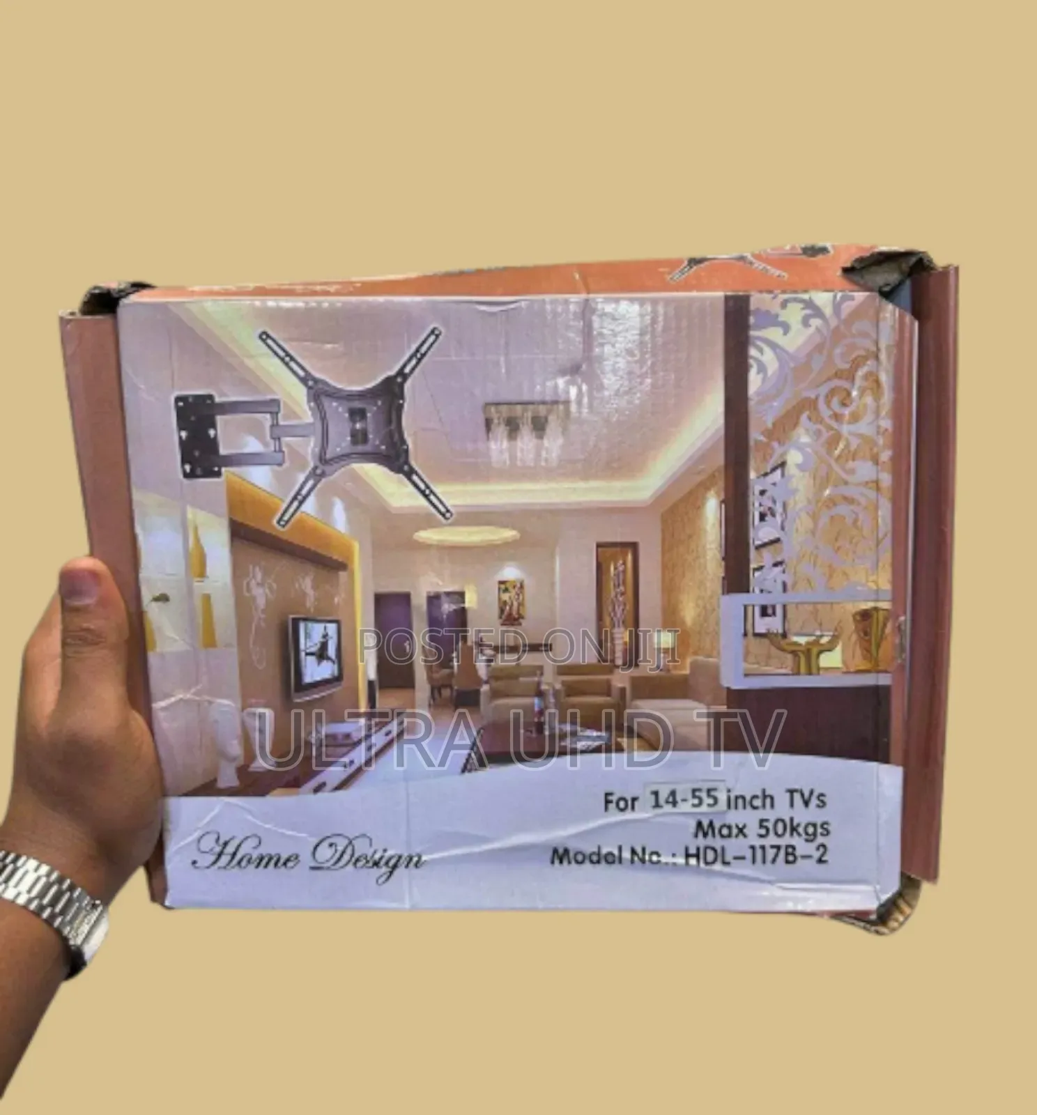 ቲቪ መስቀያ Hdl-117b-2 Full-motion Tv Wall Mount Bracket.