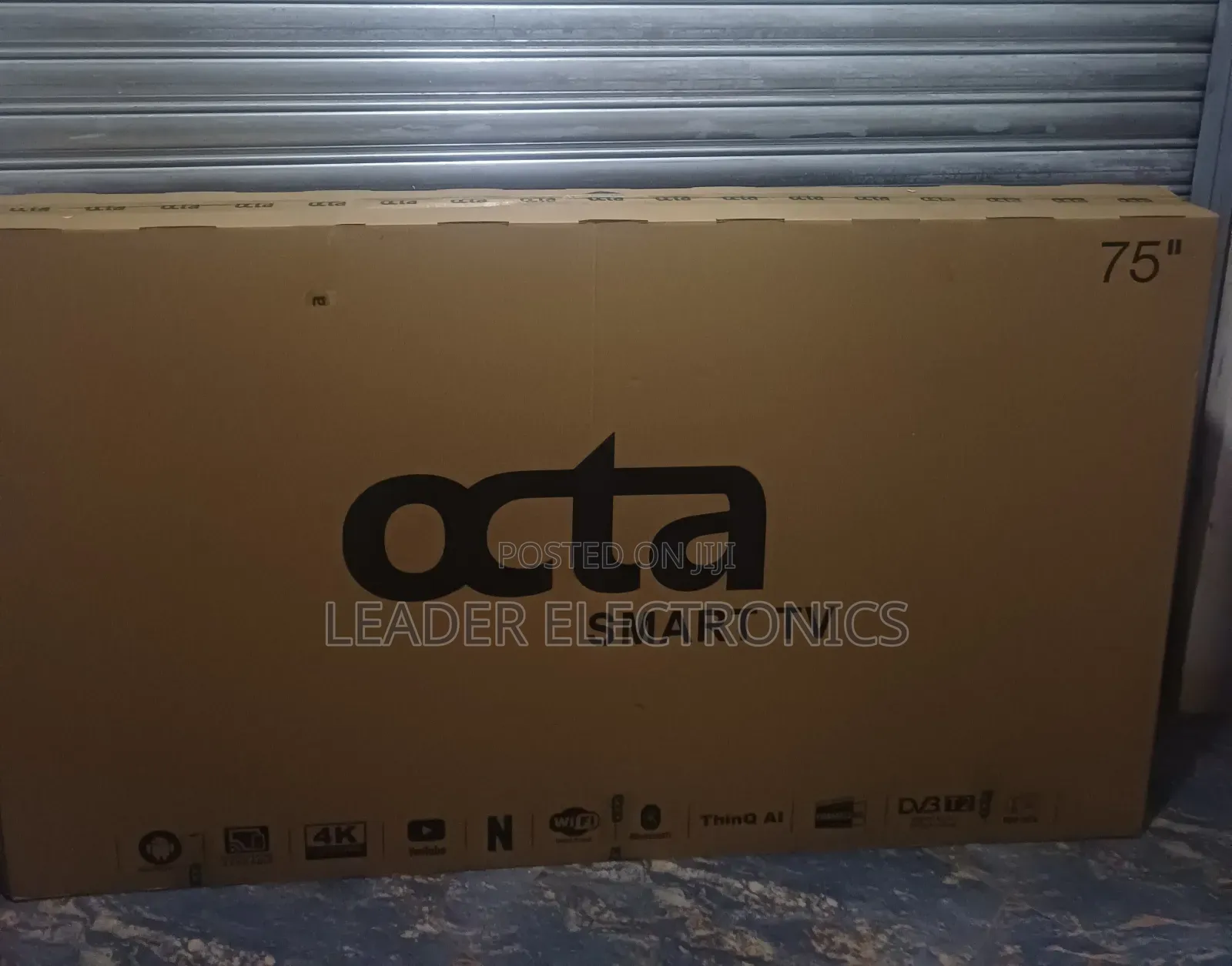 Gsda 75'' Smart Android Tv – Giant Screen, Double Glass Strength