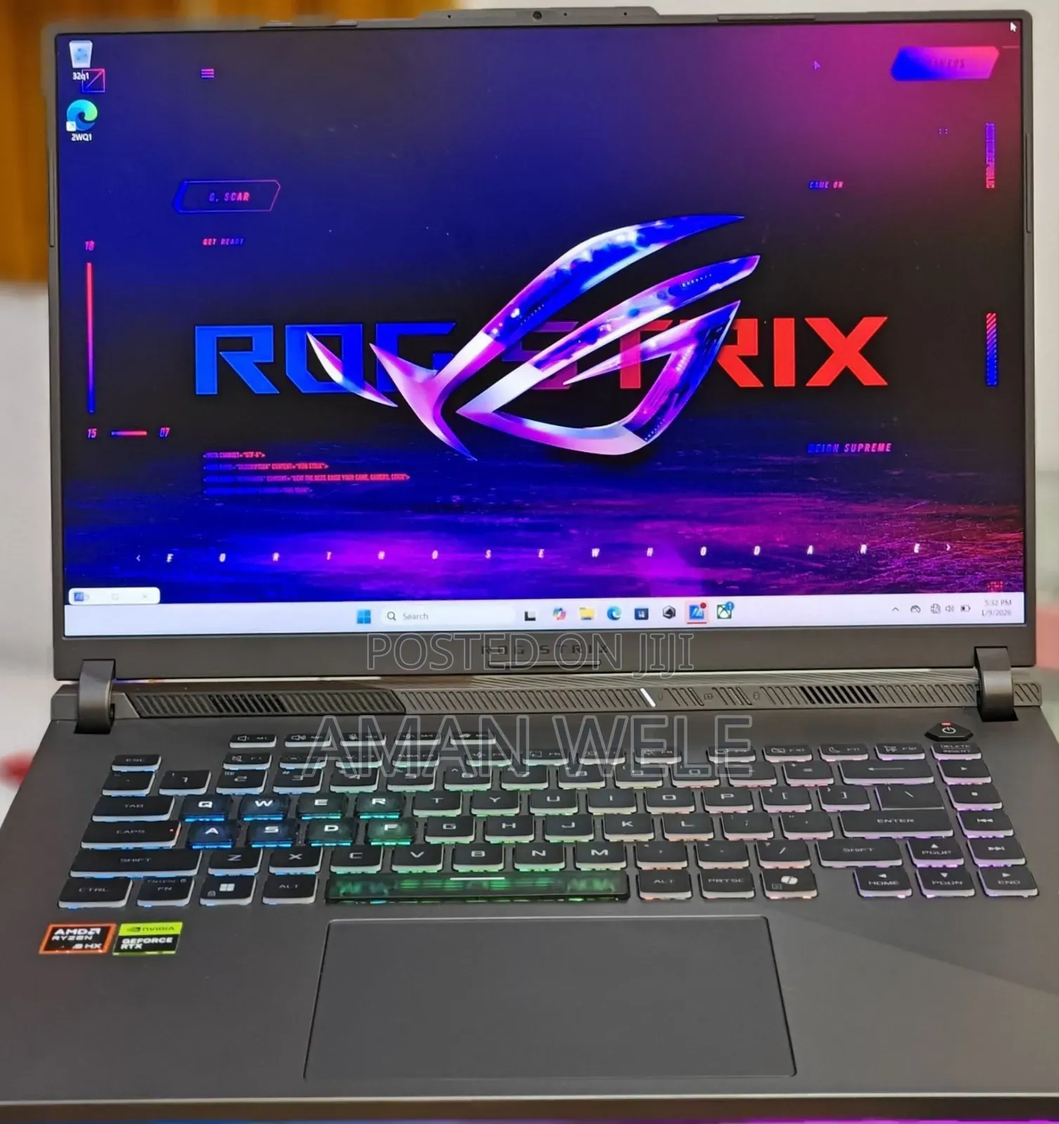 New Laptop Asus ROG Strix G16 G614 16GB AMD Ryzen 9 SSD 1T