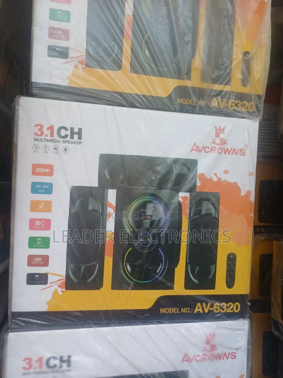 Avcrowns 3.1ch Multimedia Speaker – Big Bass, Clear Sound