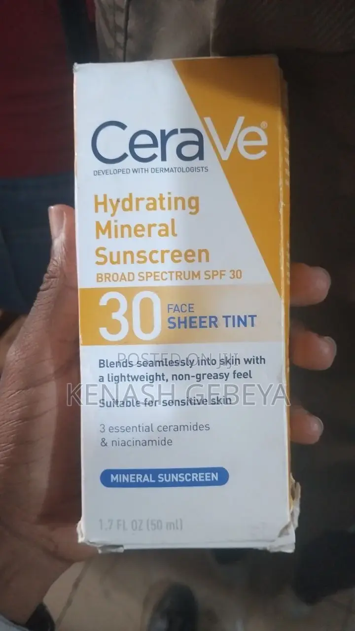 Cerave Hydrating Mineral Sunscreens, All With SPF 30