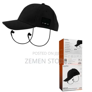 Porodo Bluetooth Hat | ዘመናዊ የሙዚቃ ቆብ | Wireless Sport Cap