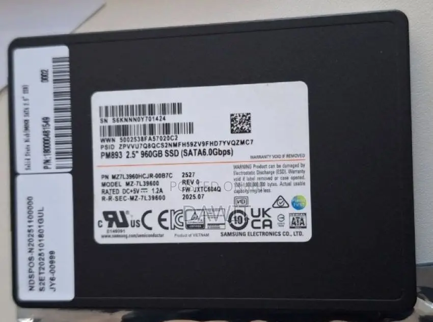 1tb Sata SSD Original