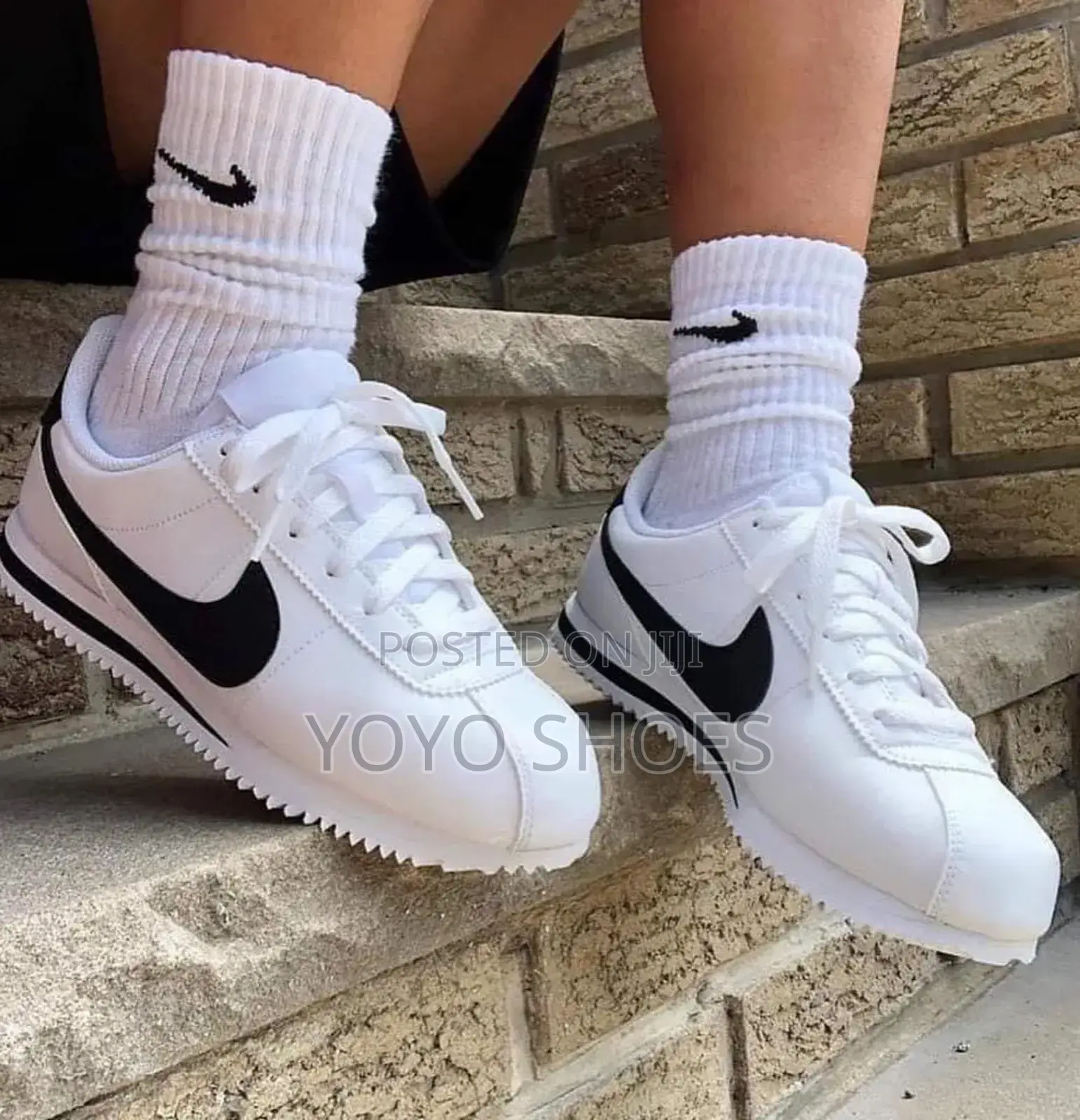 Nike Coretz Basic Sl White Black Fashion Sneaker