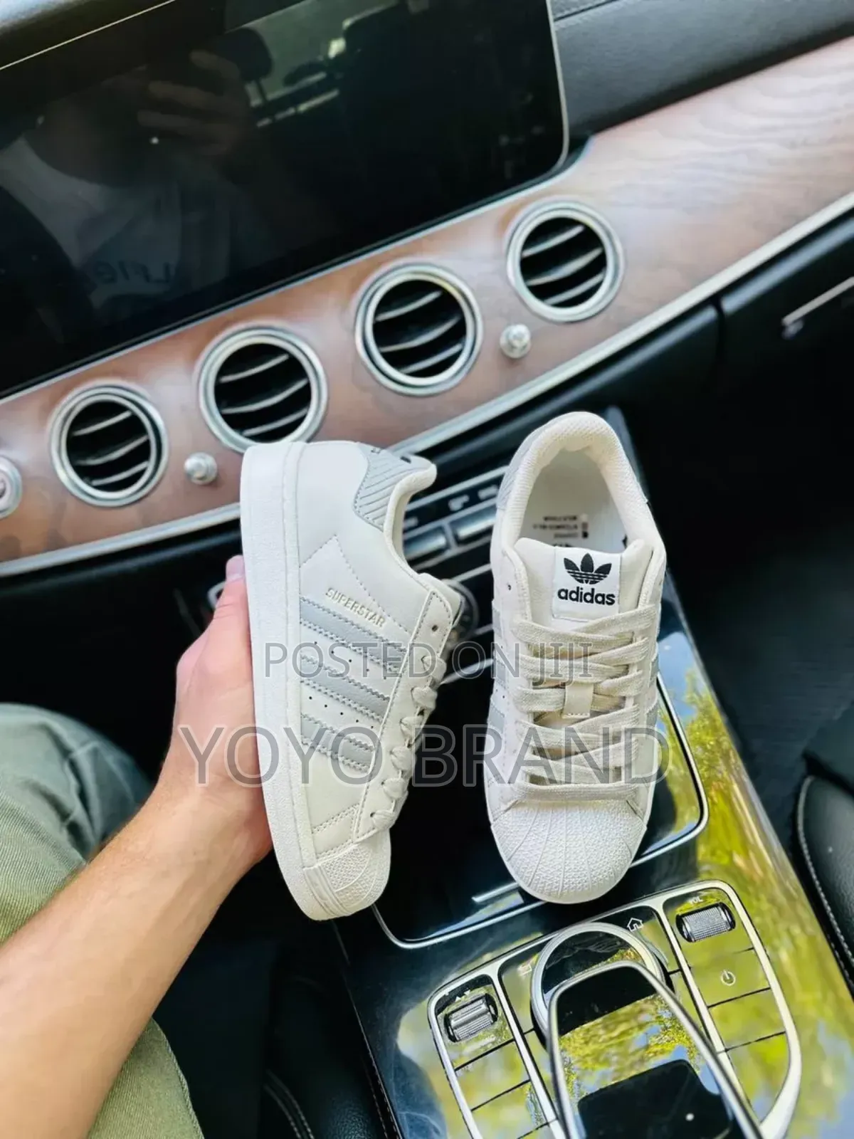 New Arrival Adidas Super Star White Gray Fashion Sneaker