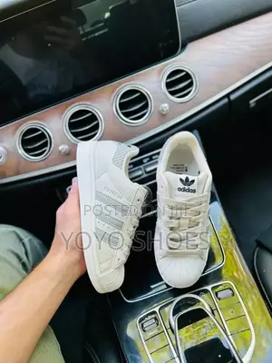 New Arrival Adidas Super Star White Gray Fashion Sneaker