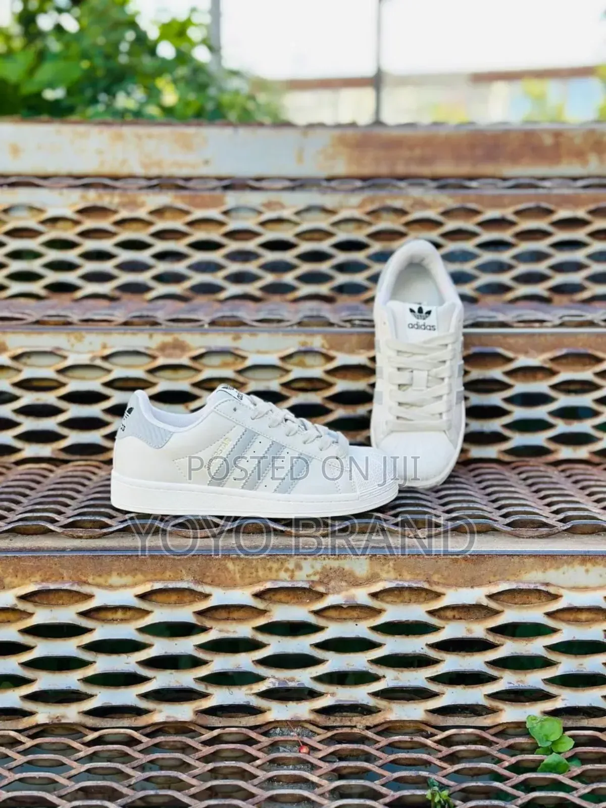 New Arrival Adidas Super Star White Gray Fashion Sneaker