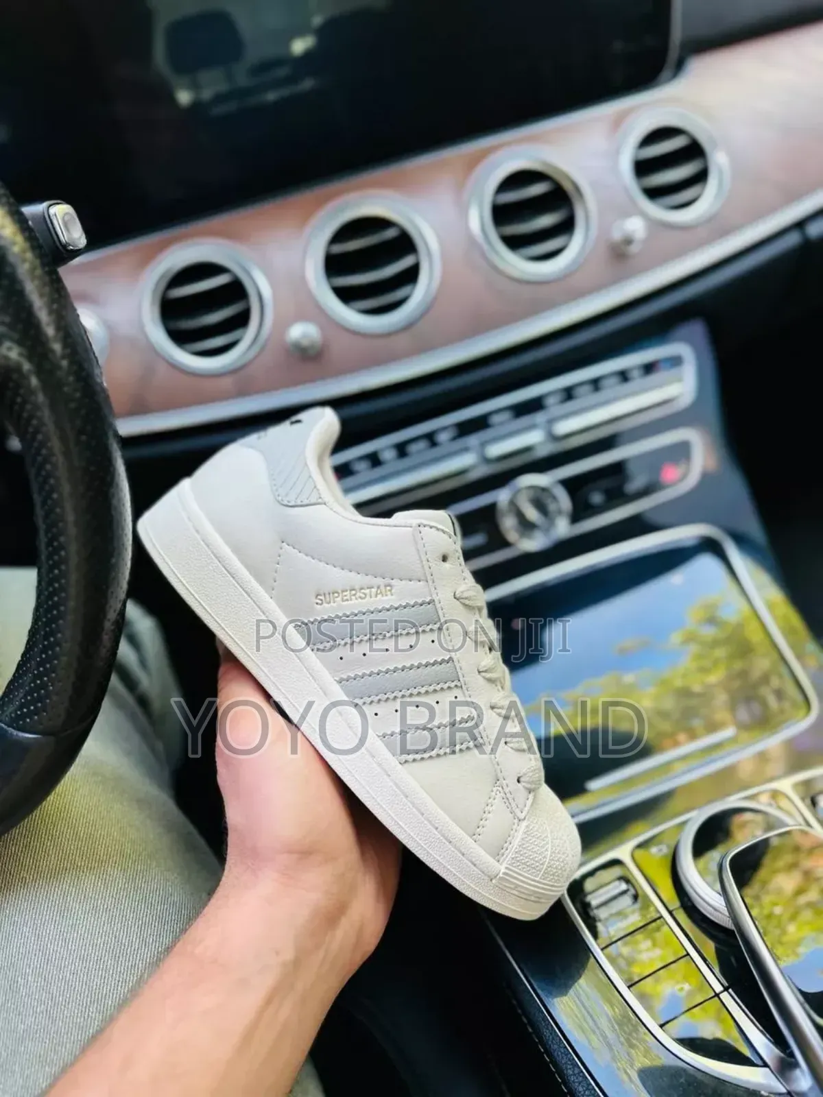 New Arrival Adidas Super Star White Gray Fashion Sneaker