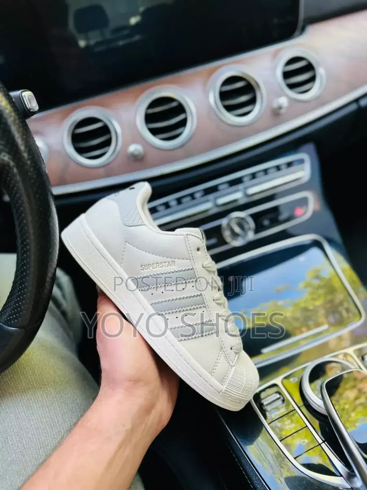 New Arrival Adidas Super Star White Gray Fashion Sneaker