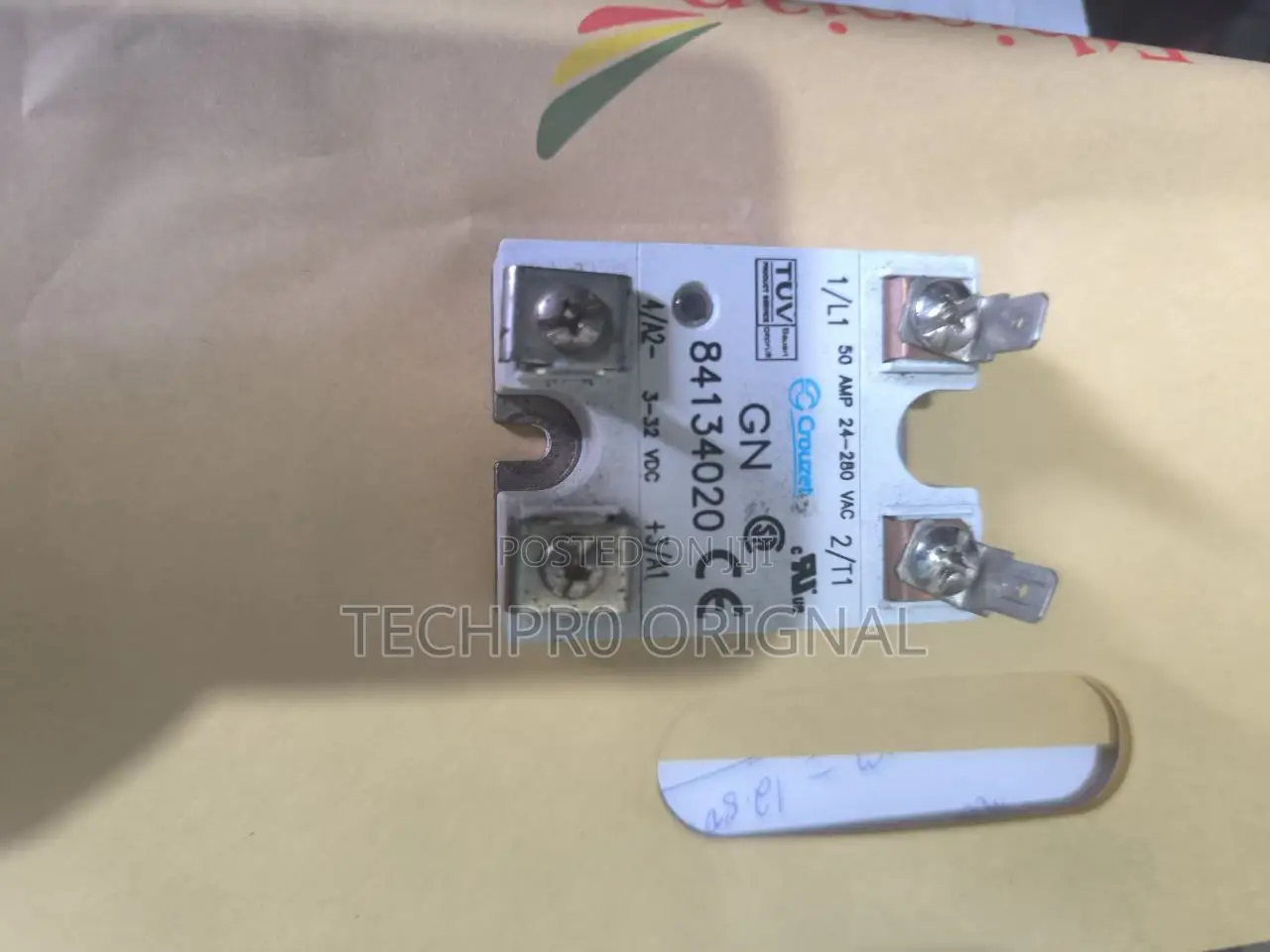 50 Amp / 24-280vac, Dc Input, Solid State Relay Original
