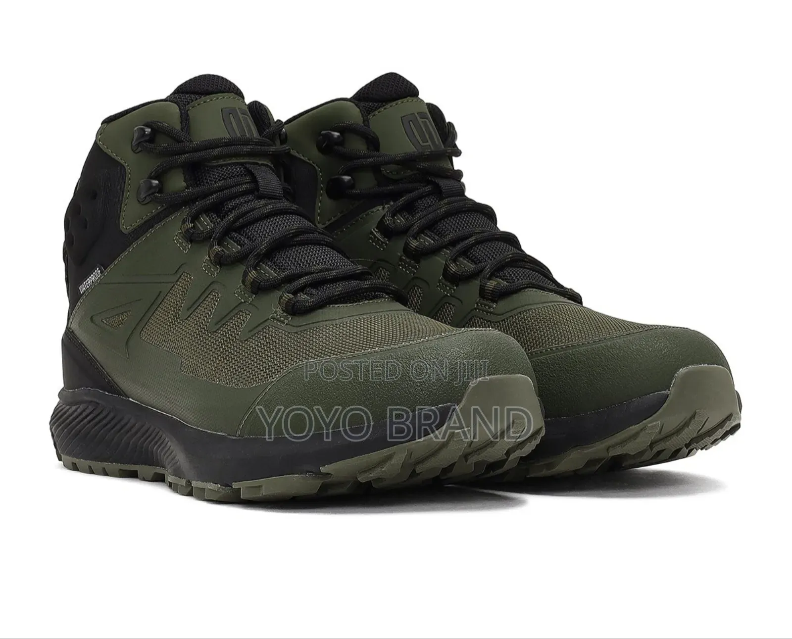 New Arrival Water Proof Green Hiking Fashion Boots