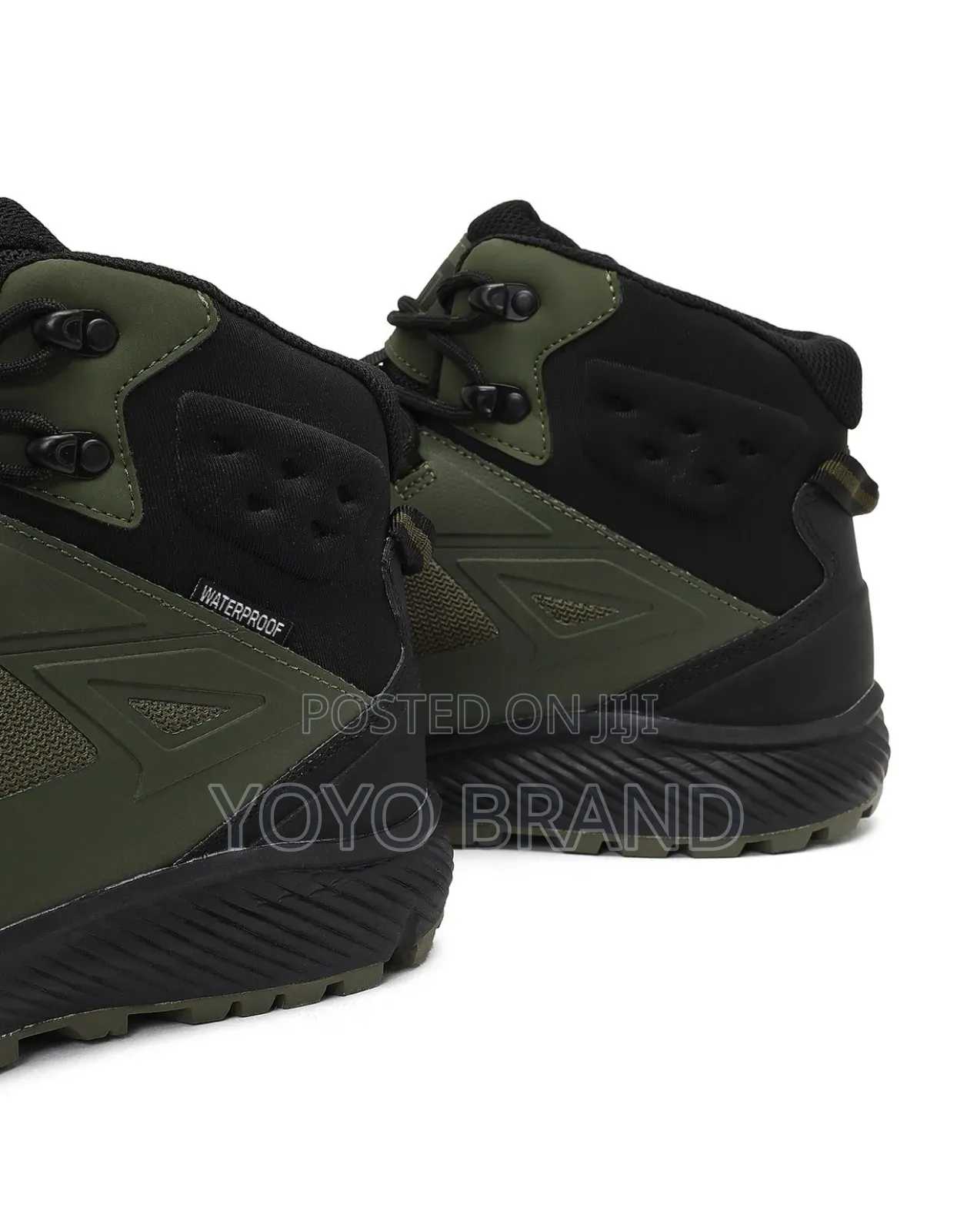 New Arrival Water Proof Green Hiking Fashion Boots