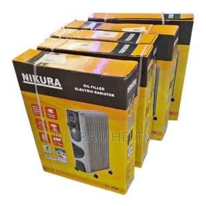 Nikura Oil-Filled Electric Radiator. It Is an 11-Fin Model,