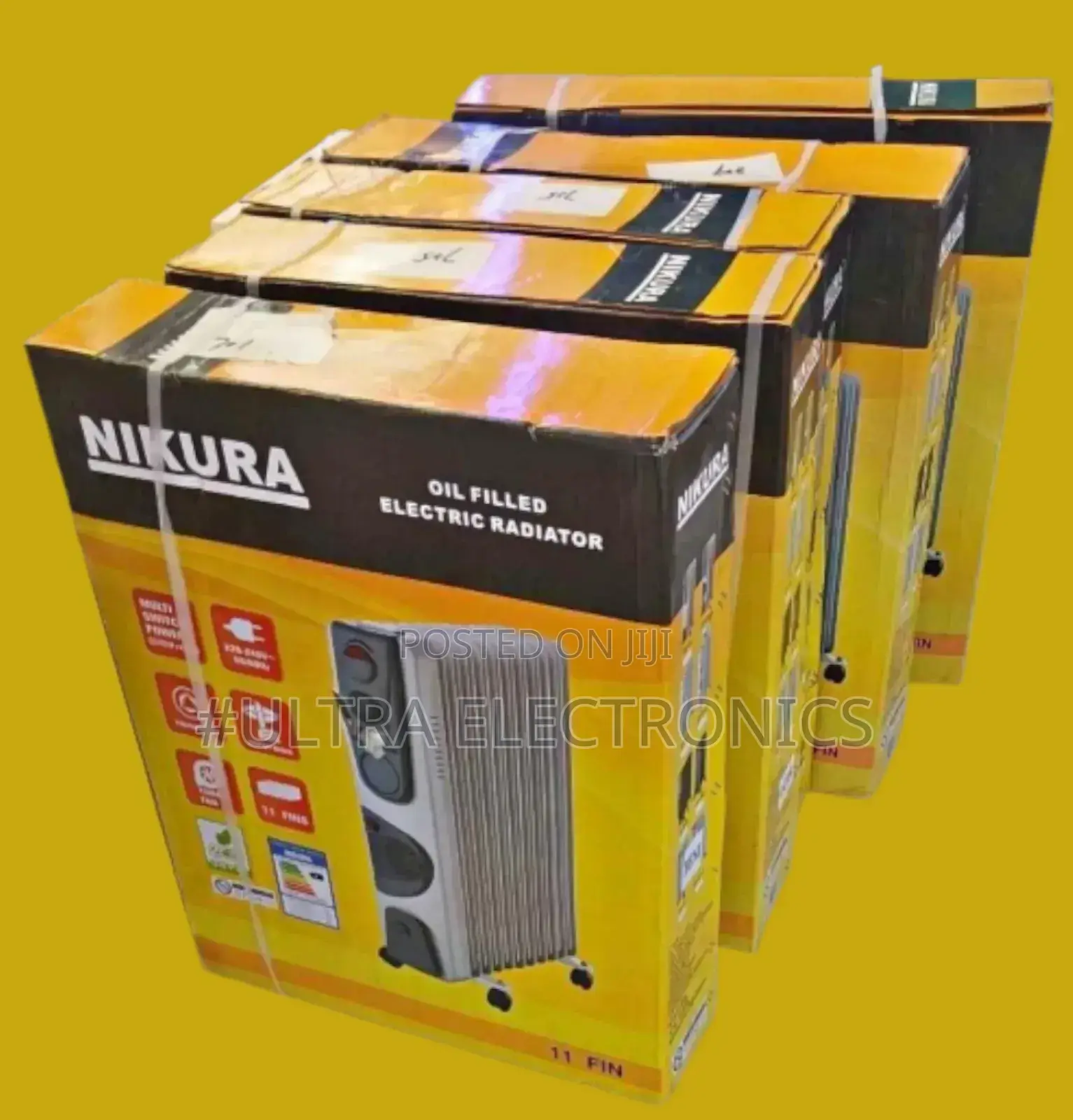 Nikura Room 11-fin Model, Designed For Room Heating. Key Features