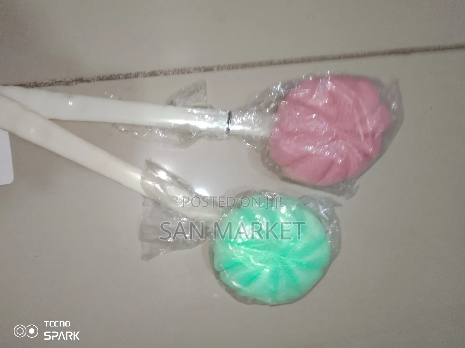 2in1 Long Handle Bath Brush