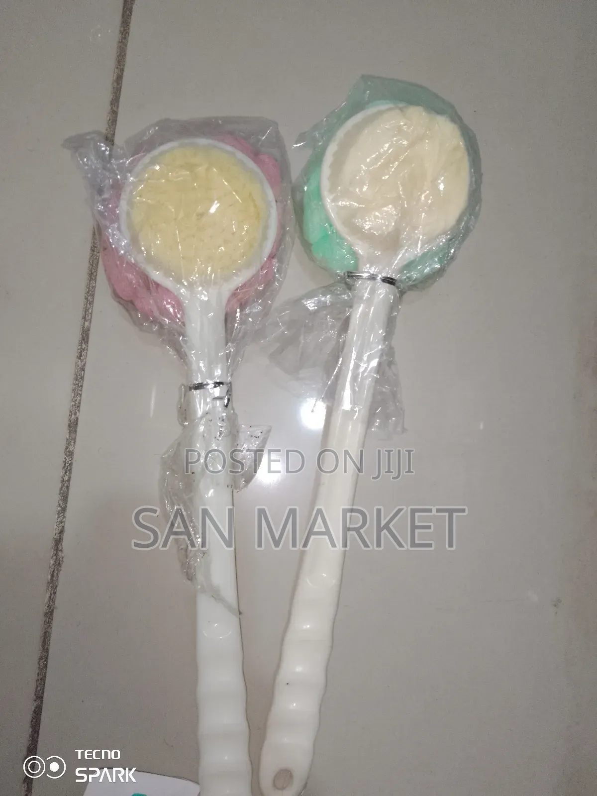 2in1 Long Handle Bath Brush