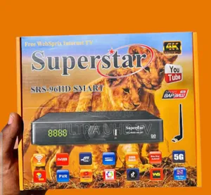 Super Star Satellite Receiver and Internet Tv Box. Uhd Internet Tv