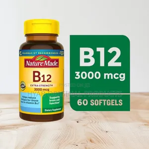 Extra Strength Vitamin B12 3000 MCG , Energy Metabolism Support,