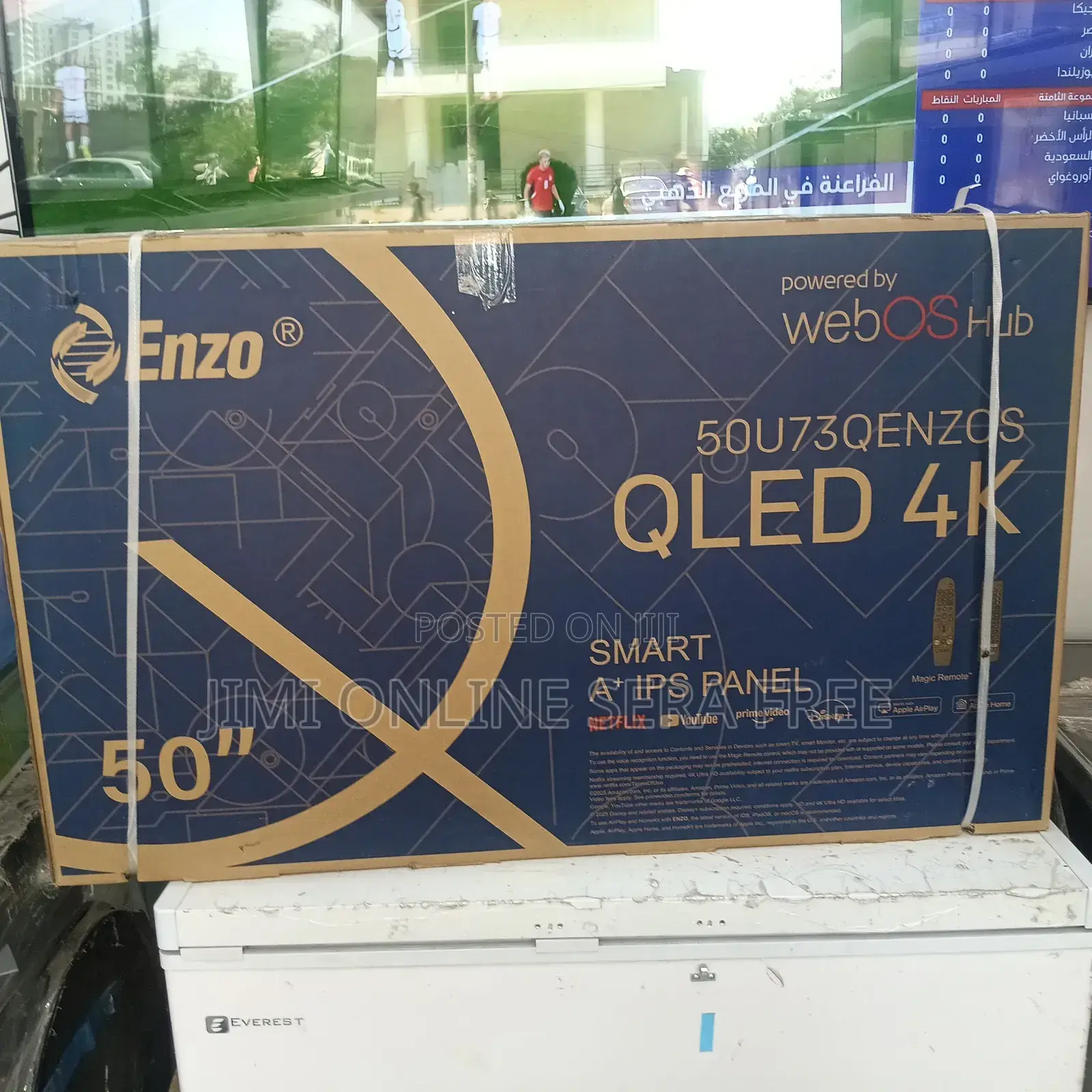Enzo Smart Qled Tv 50inch Andraid Framless 2025 Model Brand