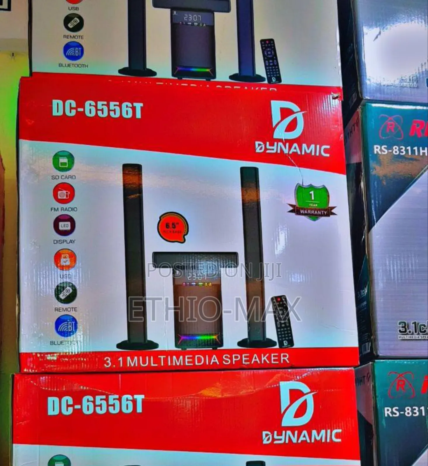 Dynamic 3.1ch Multimedia Speaker – Deep Bass | Clear Sound | Original