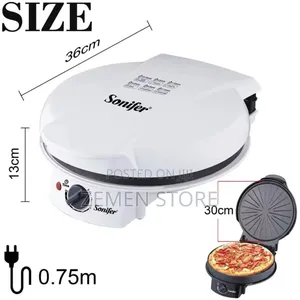 Sonifer Electric Pizza Maker | ሶኒፈር የፒዛ እና የመጥበሻ ማሽን