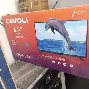 Caovll Smart Tv 43 Inch Andraid Doubel Gelass 2025 Model