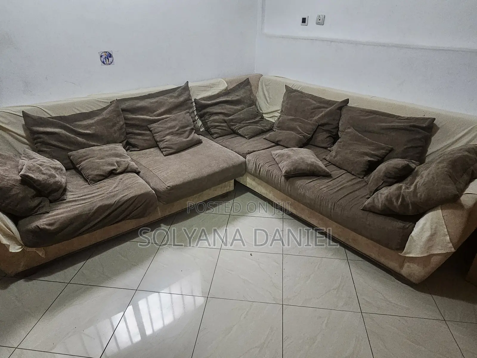L-Shaped Sofa for Sale – Good Condition