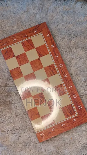 /3in 1 Chess Board / Wooden Chess Board ቼዝ እና ዳማ