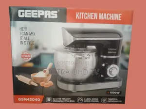 Geepas Gsm43040 Kitchen Machine (Stand Mixer), Which Has the Following