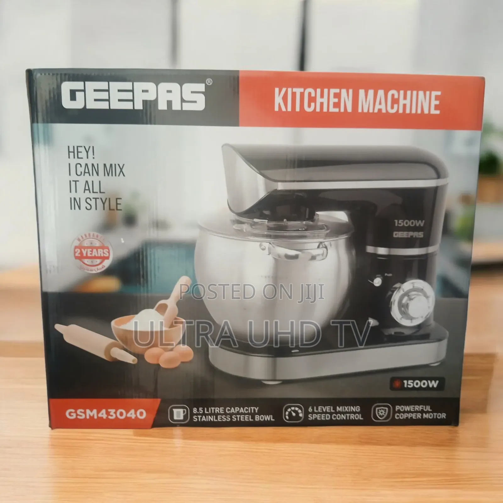 Geepas Stand Mixer), Which Has the Following Key 1500w Copper Motor.