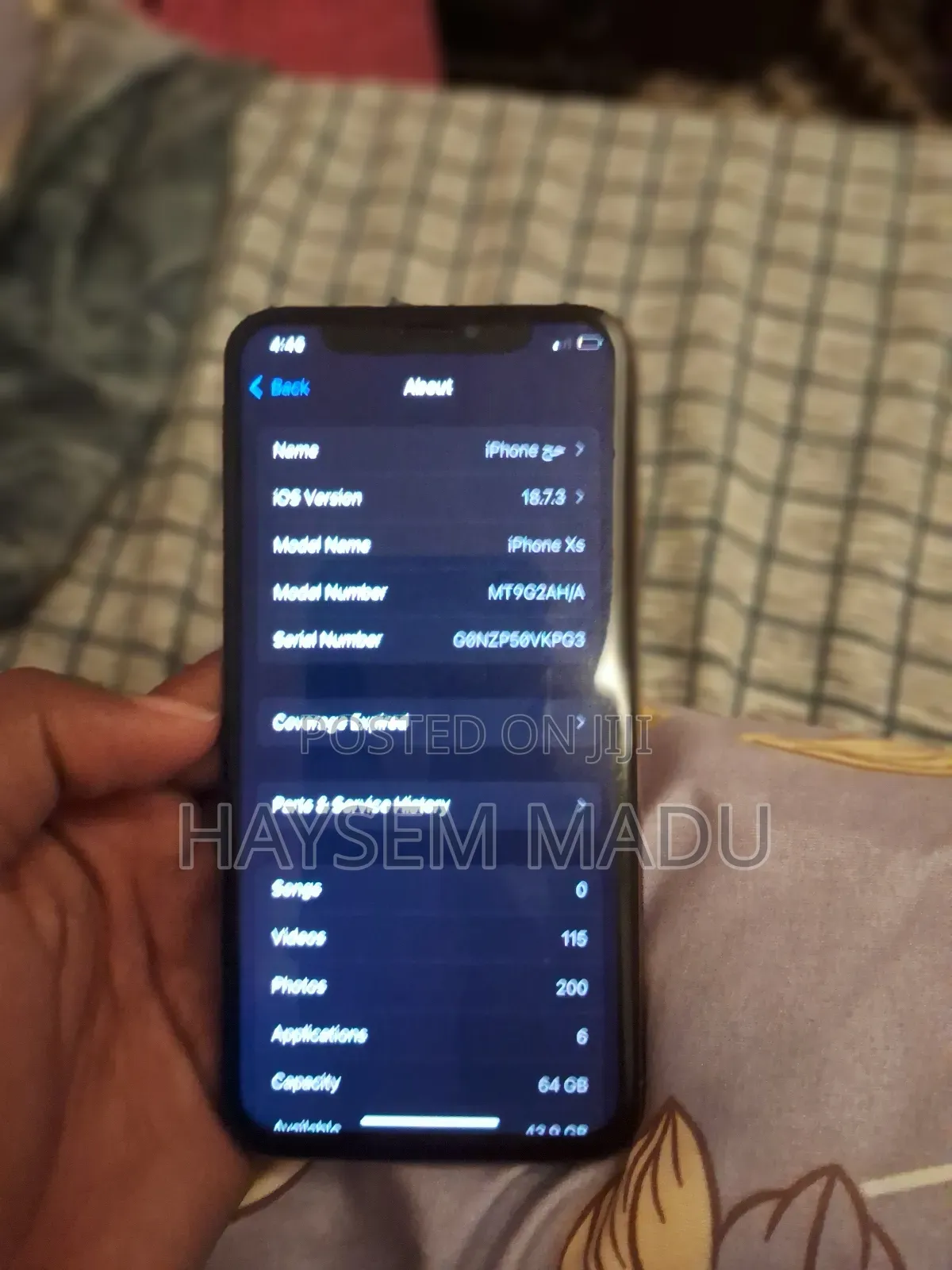 Apple iPhone XS 64 GB Gold