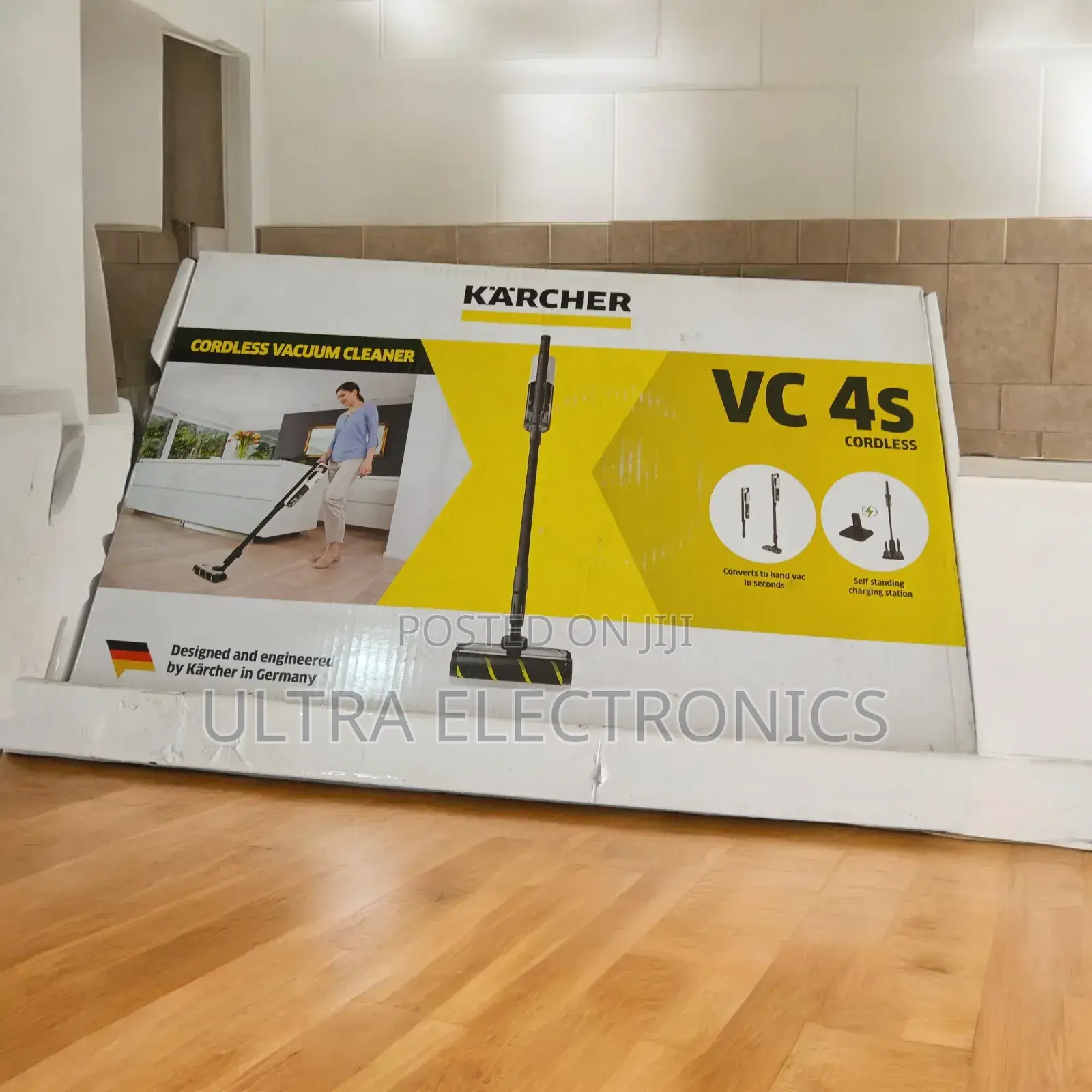 A Kärcher Vc 4s Cordless Vacuum Cleaner.