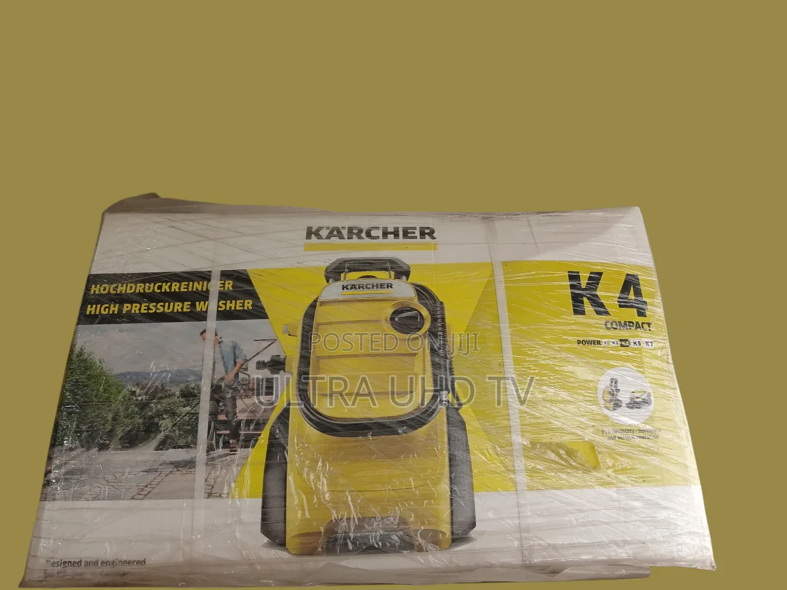 Kärcher K 4 Compact High-Pressure Washer. It Has a Maximum Pressure