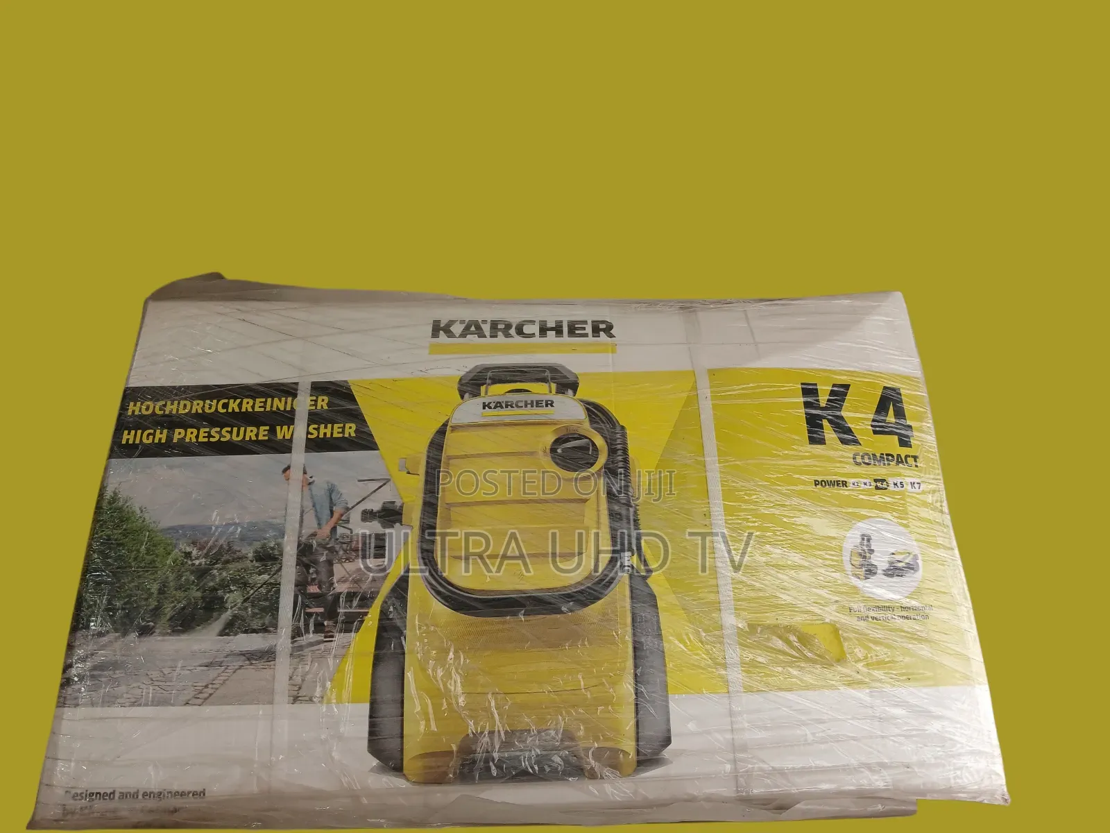 Kärcher K 4 Compact High-Pressure Washer. It Has a Maximum Pressure