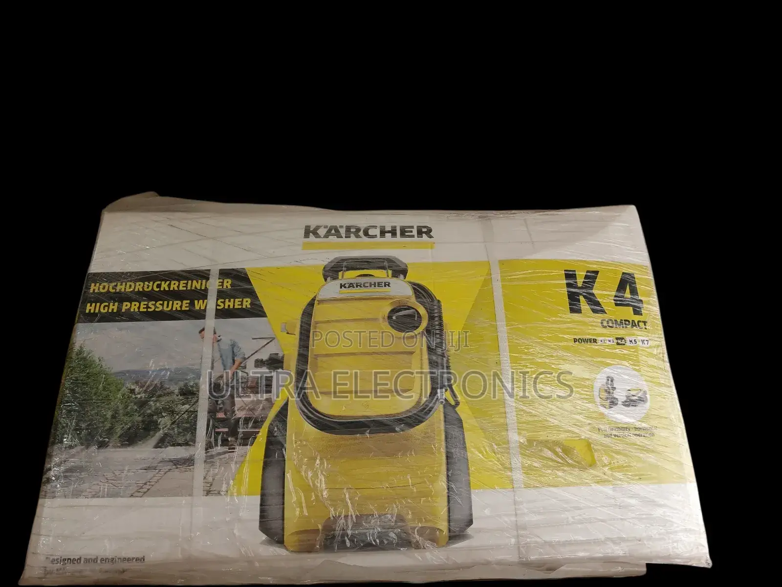 Kärcher K 4 Compact Max Features a Durable Water-Cooled Motor.