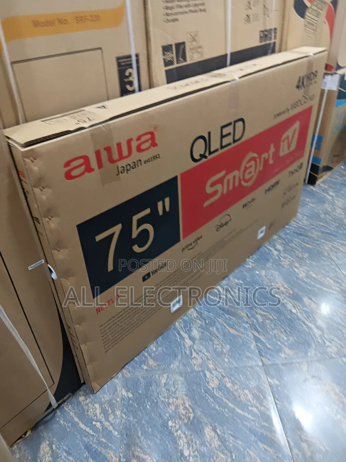 75"Inch Aiwa Qled Tv