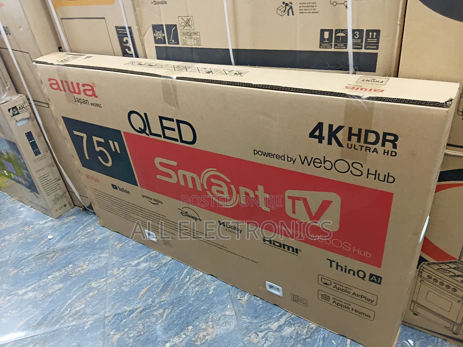 75"Inch Aiwa Qled Tv